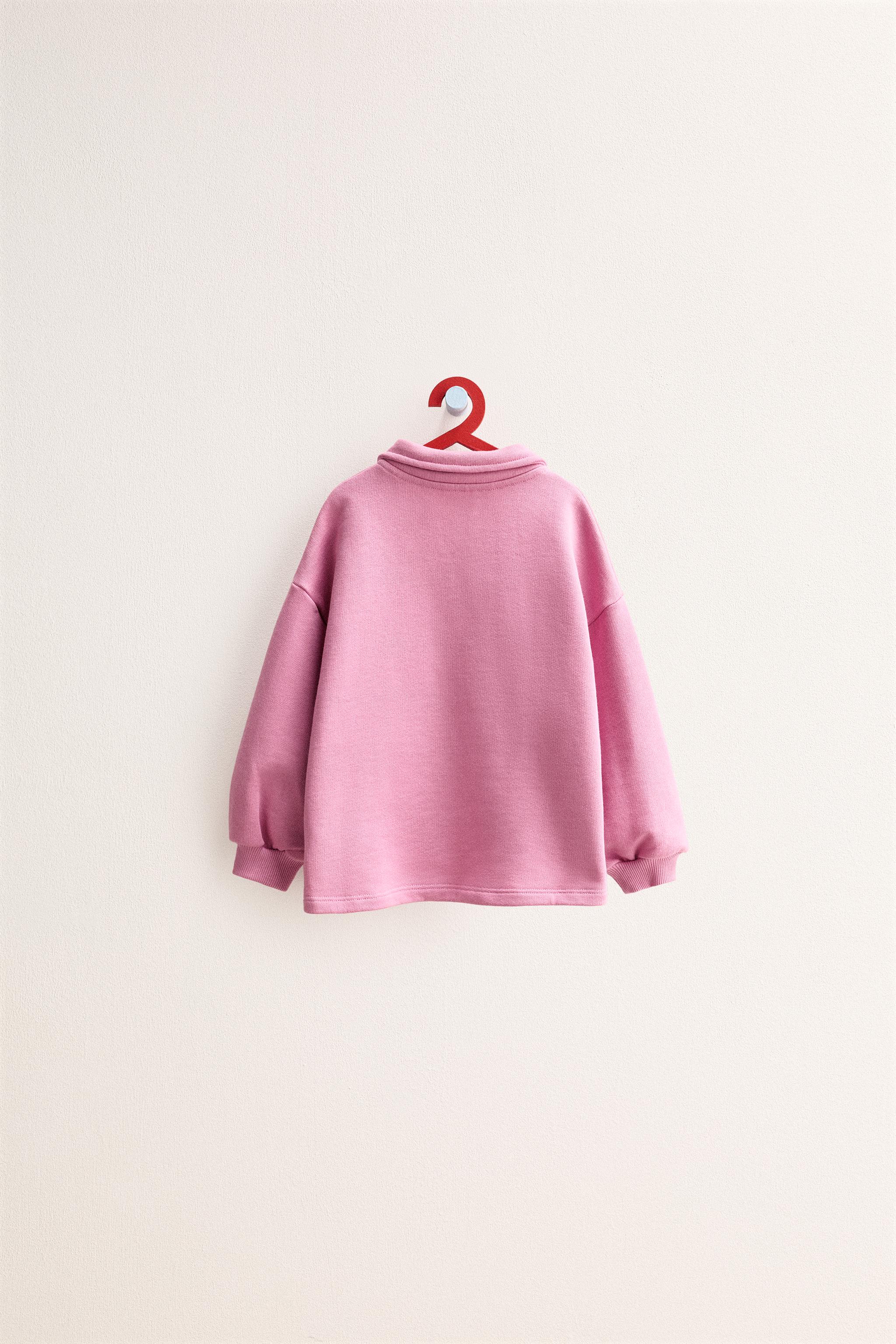 ZARA TIMELESS - PLAIN POLO NECK SWEATSHIRT